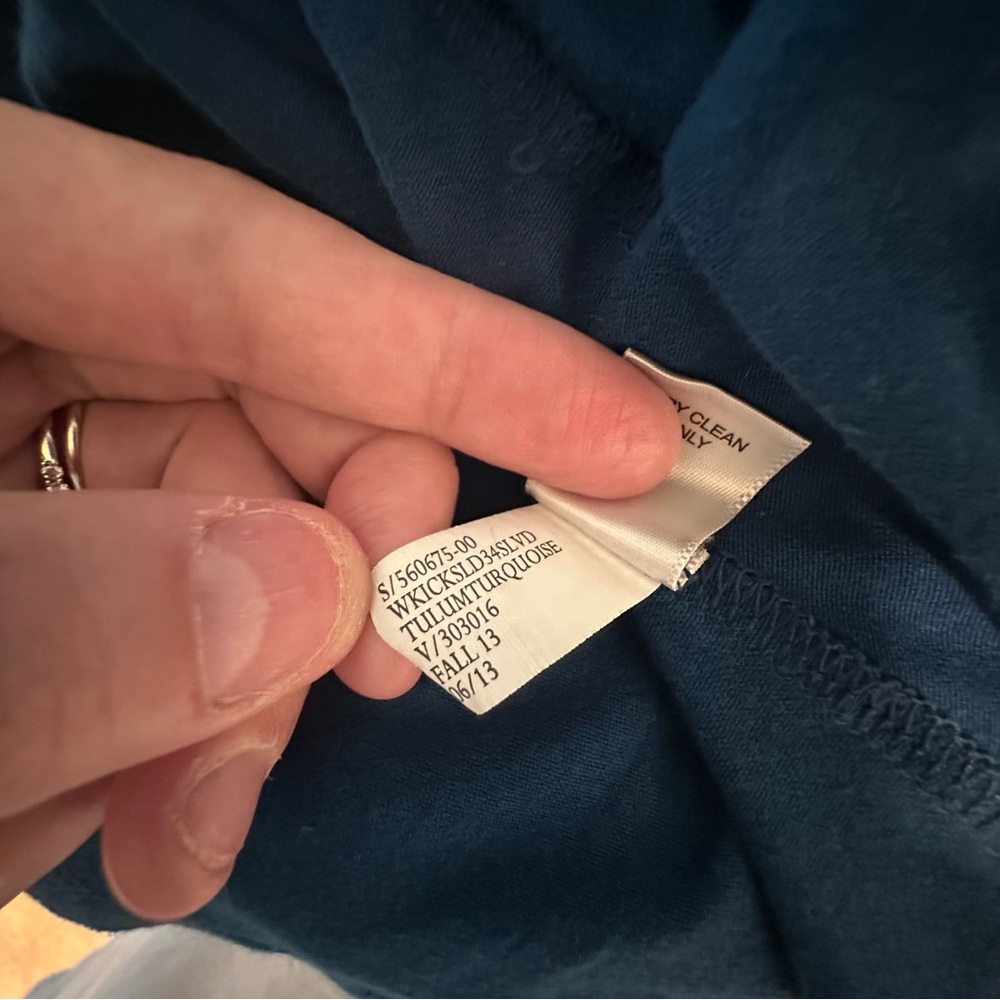 Banana Republic x Issa London Blue Wrap Dress Size L - Picture 8 of 11